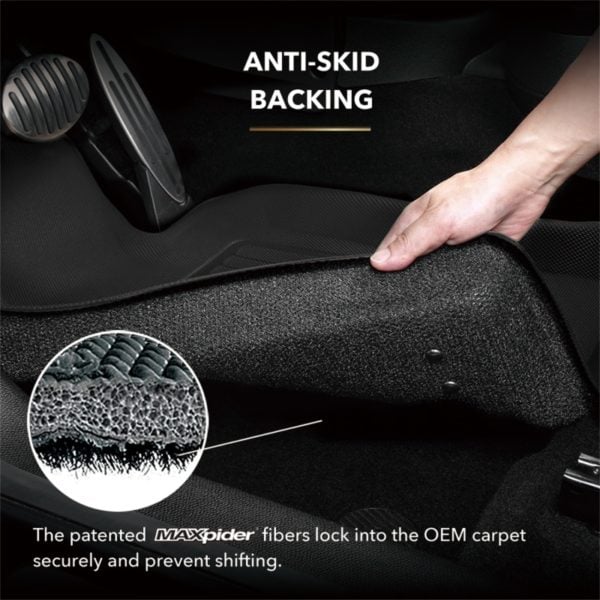 3D MAXpider 2nd Row Floormats - Black - Image 3
