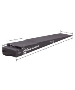 7″H Trailer Ramp with Flap Cut-Out – 5.5 Degree Approach
